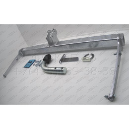 V069A GALIA Полностью оцинкованный фаркоп на Volkswagen Tiguan 2007-2016, Tiguan 2 2016-2024, Audi Q3 2011-2019, 2019-2025, SEAT Tarraco 2018-2024. Тип шара: A. Невидимый вырез бампера. Нагруз