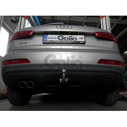 V069A GALIA Полностью оцинкованный фаркоп на Volkswagen Tiguan 2007-2016, Tiguan 2 2016-2024, Audi Q3 2011-2019, 2019-2025, SEAT Tarraco 2018-2024. Тип шара: A. Невидимый вырез бампера. Нагруз