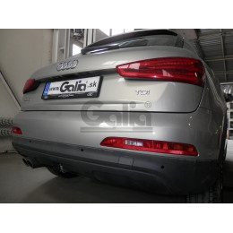 V069A GALIA Полностью оцинкованный фаркоп на Volkswagen Tiguan 2007-2016, Tiguan 2 2016-2024, Audi Q3 2011-2019, 2019-2025, SEAT Tarraco 2018-2024. Тип шара: A. Невидимый вырез бампера. Нагруз
