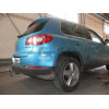 V069A GALIA Полностью оцинкованный фаркоп на Volkswagen Tiguan 2007-2016, Tiguan 2 2016-2024, Audi Q3 2011-2019, 2019-2025, SEAT Tarraco 2018-2024. Тип шара: A. Невидимый вырез бампера. Нагрузки: 2500/140 кг, масса фаркопа 15,1 кг