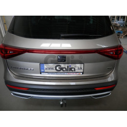V069A GALIA Полностью оцинкованный фаркоп на Volkswagen Tiguan 2007-2016, Tiguan 2 2016-2024, Audi Q3 2011-2019, 2019-2025, SEAT Tarraco 2018-2024. Тип шара: A. Невидимый вырез бампера. Нагруз