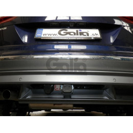 V069A GALIA Полностью оцинкованный фаркоп на Volkswagen Tiguan 2007-2016, Tiguan 2 2016-2024, Audi Q3 2011-2019, 2019-2025, SEAT Tarraco 2018-2024. Тип шара: A. Невидимый вырез бампера. Нагруз