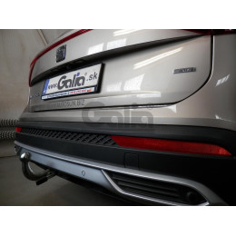 V069A GALIA Полностью оцинкованный фаркоп на Volkswagen Tiguan 2007-2016, Tiguan 2 2016-2024, Audi Q3 2011-2019, 2019-2025, SEAT Tarraco 2018-2024. Тип шара: A. Невидимый вырез бампера. Нагруз