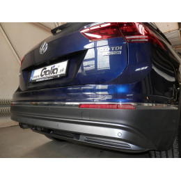 V069A GALIA Полностью оцинкованный фаркоп на Volkswagen Tiguan 2007-2016, Tiguan 2 2016-2024, Audi Q3 2011-2019, 2019-2025, SEAT Tarraco 2018-2024. Тип шара: A. Невидимый вырез бампера. Нагруз