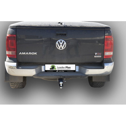 V120-E Лидер-плюс ТСУ для Volkswagen Amarok 2010-2022 без снятия и выреза бампера. Тип шара: E. Нагрузки: 1500/100 кг, масса фаркопа 6,6 кг (без электрики в комплекте)