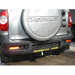 T-VAZ-18A TAVIALS ТСУ со съемным шаром для ВАЗ 2123 Chevrolet Niva / Шевроле Нива / Шнива 1999-2020, Lada Niva 2020-2021, Lada Niva Travel 2021- без снятия и выреза бампера. Нагрузки: 7