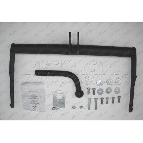 VW 29 AVTOS Фаркоп на Volkswagen Transporter T5 фургон 2003-2015, Volkswagen Multivan T5 2003-2015, Volkswagen Caravelle T5 2003-2015, кроме авто с парктроником. Без подрезки бампера. Тип шара: A. Нагрузки: 2000/100 кг, масса фаркопа 19 кг (без электрики 
