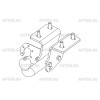 VW 34 AVTOS Фаркоп на Volkswagen Amarok 2010-2022 без подрезки бампера. Тип шара: A. Нагрузки: 1500/75 кг, масса фаркопа 6 кг (без электрики в комплекте)