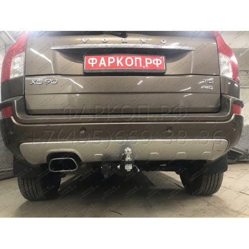 VXC-06-991122.00 PT GROUP Фаркоп на Volvo XC90 2003-2014 без подрезки бампера. Тип шара: E (легкосъемный шар под квадрат). Нагрузки: 2300/75 кг, масса фаркопа 16 кг (без электрики в комплекте)