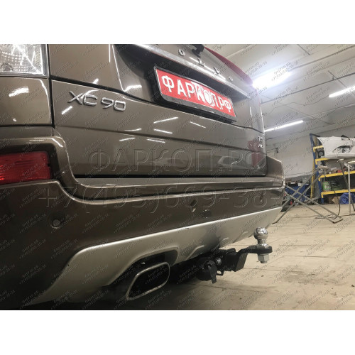 VXC-06-991122.00 PT GROUP Фаркоп на Volvo XC90 2003-2014 без подрезки бампера. Тип шара: E (легкосъемный шар под квадрат). Нагрузки: 2300/75 кг, масса фаркопа 16 кг (без электрики в комплекте)