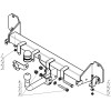 ZB102A ZINCAR Полностью оцинкованный фаркоп на BMW X3 G01 2017-2024, BMW X4 G02 2018-. Необходима подрезка бампера. Тип шара: A. Нагрузки: 1800/100 кг, масса фаркопа 14,9 кг (без электрики в комплекте)