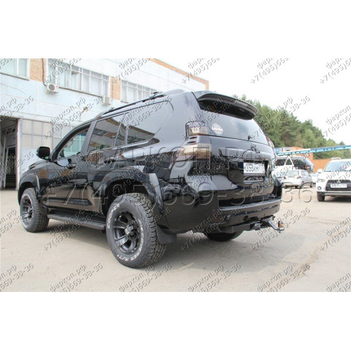 FA 0602-E Бизон Фаркоп на Toyota Land Cruiser Prado 150 2009-2023, Toyota Land Cruiser Prado 120 2002-2010 без подрезки бампера. Тип шара: E (легкосъемный шар под квадрат). Нагрузки: 3300/120 кг. Не комплектуется электрикой