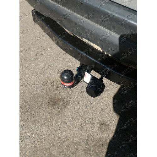 4166-A ORIS Фаркоп на Mitsubishi Pajero Sport 2 2008-2016, Mitsubishi Pajero Sport 3 2016-2021 без выреза в бампере. Тип шара: A. Нагрузки: 2500/100 кг, масса фаркопа 20,5 кг (без электрики в комплекте)