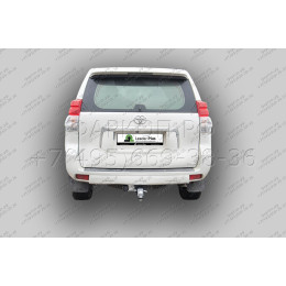 T123-E Лидер-плюс ТСУ для Toyota Land Cruiser Prado J120 2002-2009, Toyota Land Cruiser Prado J150 2009-2023, Lexus GX 470 2002-2009, Lexus GX 460 2009-2023. Требуется подрезка бампера. Тип шара: E. Нагру