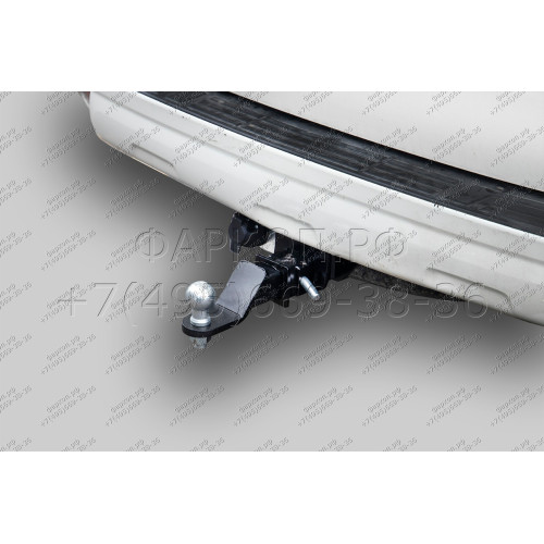 T123-E Лидер-плюс ТСУ для Toyota Land Cruiser Prado J120 2002-2009, Toyota Land Cruiser Prado J150 2009-2023, Lexus GX 470 2002-2009, Lexus GX 460 2009-2023. Требуется подрезка бампера. Тип шара: E. Нагрузки: 1500/100 кг, масса фаркопа 9,5 кг (без электри