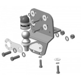 92513-FE MOTODOR Фаркоп с оцинкованным шаром на Toyota Land Cruiser Prado J150 2009-2023, Toyota Land Cruiser Prado J120 2002-2009, Toyota FJ Cruiser 2006-2014. Необходима подрезка бампера. Тип шар