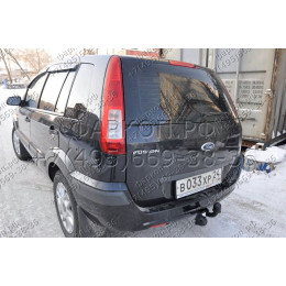 3945-A ORIS Фаркоп на Ford Fiesta хетчбек 2002-2008, Fusion 2002-2012. Необходима подрезка бампера. Тип шара: A. Нагрузки: 1150/50 кг, масса фаркопа 14,5 кг (без электрики 