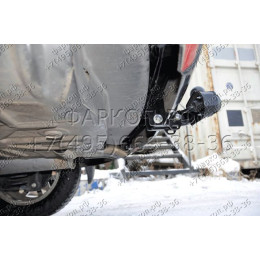 3945-A ORIS Фаркоп на Ford Fiesta хетчбек 2002-2008, Fusion 2002-2012. Необходима подрезка бампера. Тип шара: A. Нагрузки: 1150/50 кг, масса фаркопа 14,5 кг (без электрики 
