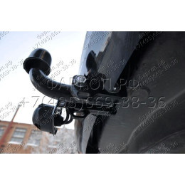 3945-A ORIS Фаркоп на Ford Fiesta хетчбек 2002-2008, Fusion 2002-2012. Необходима подрезка бампера. Тип шара: A. Нагрузки: 1150/50 кг, масса фаркопа 14,5 кг (без электрики 
