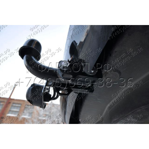 3945-A ORIS Фаркоп на Ford Fiesta хетчбек 2002-2008, Fusion 2002-2012. Необходима подрезка бампера. Тип шара: A. Нагрузки: 1150/50 кг, масса фаркопа 14,5 кг (без электрики в комплекте)