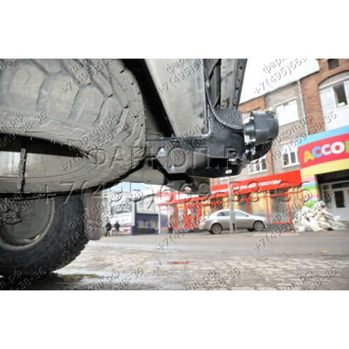 3065-F ORIS Фаркоп на Toyota Hilux (с отбойным брусом) 2008-2015 без выреза в бампере. Тип шара: F. Нагрузки: 1500/75 кг, масса фаркопа 14 кг (без электрики в комплекте)