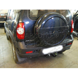 T-VAZ-18A TAVIALS ТСУ со съемным шаром для ВАЗ 2123 Chevrolet Niva / Шевроле Нива / Шнива 1999-2020, Lada Niva 2020-2021, Lada Niva Travel 2021- без снятия и выреза бампера. Нагрузки: 7