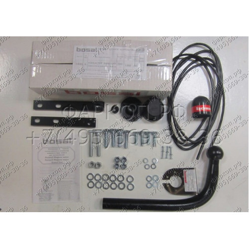 1420-A ORIS Фаркоп на Renault Megane Classic II седан 2003-2008/11, Megane II универсал 2003/9-2008 без выреза в бампере. Тип шара: A. Нагрузки: 1100/50 кг, масса фаркопа 20 кг (без электрики в комплекте)