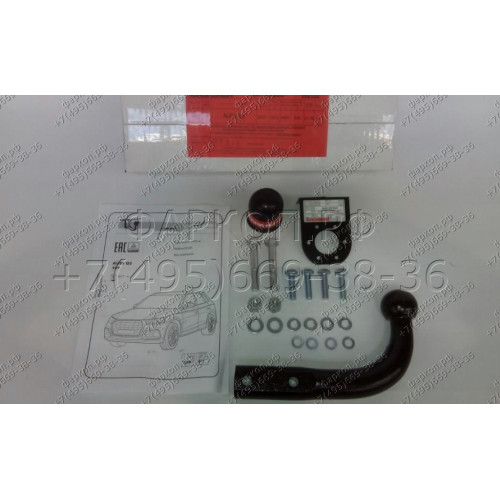 3557-A ORIS Фаркоп на Audi Q5 2016-2024. Необходима подрезка бампера. Тип шара: A. Нагрузки: 2400/100 кг, масса фаркопа 22 кг (без электрики в комплекте)