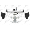 F.5714.002 BERG Фаркоп с нержавеющей накладкой на Toyota Land Cruiser Prado 120 2002-2009, Prado 150 (кроме Black Onyx) 2009-2023, Lexus GX470 2003-2009, Lexus GX460 2009-2023 без снятия и подрезки бампера. Тип шара: F. Нагрузки: 1500/75 кг, масса фаркопа