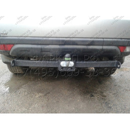 M115-F Лидер-плюс ТСУ для Mitsubishi Pajero Sport 2 2008-2016, Mitsubishi Pajero Sport 3 дорестайлинг 2016-2021 без снятия и выреза бампера. Тип шара: F. Нагрузки: 2000/100 кг, масса 