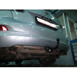 T118-A Лидер-плюс ТСУ для Toyota Venza 2008-2013, 2013-2016 без снятия и выреза бампера. Нагрузки: 1500/75 кг, масса фаркопа 18,18 кг (без электрики в комплекте)