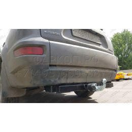 M105-F Лидер-плюс ТСУ для Mitsubishi Outlander XL 2007-2012, Peugeot 4007 2007-2012, Citroen C-Crosser 2007-2012 без снятия и выреза бампера. Тип шара: F. Нагрузки: 2000/100 кг, масса фарко
