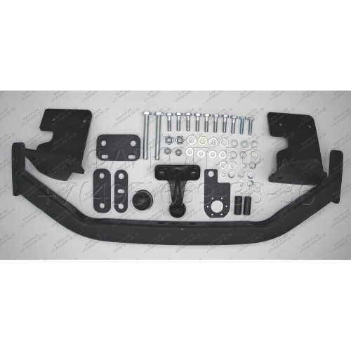 2850-F ORIS Фаркоп на Suzuki Grand Vitara 5 дверей 2005-2012 без выреза в бампере. Тип шара: F. Нагрузки: 1500/75 кг, масса фаркопа 21,3 кг (без электрики в комплекте)