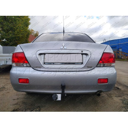 MI 22 AVTOS Фаркоп на Mitsubishi Lancer IX седан 2003-2007. Необходима подрезка бампера. Тип шара: A. Нагрузки: 1000/75 кг, масса фаркопа 15 кг (без электрики в компле