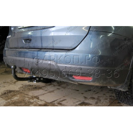 NS 27 AVTOS Фаркоп на Nissan X-Trail T32 2015-2022 без выреза в бампере. Тип шара: A. Нагрузки: 2000/100 кг, масса фаркопа 18 кг (без электрики в комплекте)