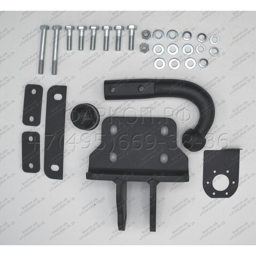 3095-A ORIS Фаркоп на Toyota Land Cruiser Prado J150 4x4 2009-2023, Lexus GX 2010-2023. Необходима подрезка бампера. Тип шара: A. Нагрузки: 3500/140 кг, масса фаркопа 11 кг (без электрики в комплекте)