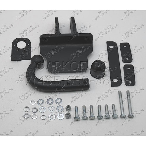 3095-A ORIS Фаркоп на Toyota Land Cruiser Prado J150 4x4 2009-2023, Lexus GX 2010-2023. Необходима подрезка бампера. Тип шара: A. Нагрузки: 3500/140 кг, масса фаркопа 11 кг (без электрики в комплекте)