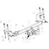 3329-A ORIS Фаркоп на Haval M6 2021-, Haval H6 2013-2020. Необходима подрезка бампера. Тип шара: A. Нагрузки: 1500/75 кг, масса фаркопа 16,26 кг (без электрики в комплекте)