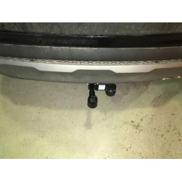 3877.12 SHERIFF Фаркоп на Hyundai Santa Fe 2018-2021, Kia Sorento Prime 2015-2020. Необходима подрезка бампера. Тип шара: A. Нагрузки: 2500/120 кг, масса фаркопа 19 кг (без электри