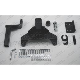 4294.32 SHERIFF Фаркоп на Toyota Land Cruiser 76/79 1989-1998 без подрезки бампера. Тип шара: E (Легкосъемный, под американский квадрат 50 мм * 50 мм). Нагрузки: 3000/120 кг,
