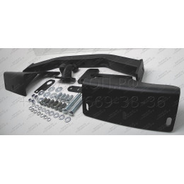 4380-F ORIS Фаркоп на Acura MDX 2014-2021, Honda Pilot 2016-2022 без выреза в бампере. Тип шара: F. Нагрузки: 2500/100 кг, масса фаркопа 30 кг (без электрики в комплекте)