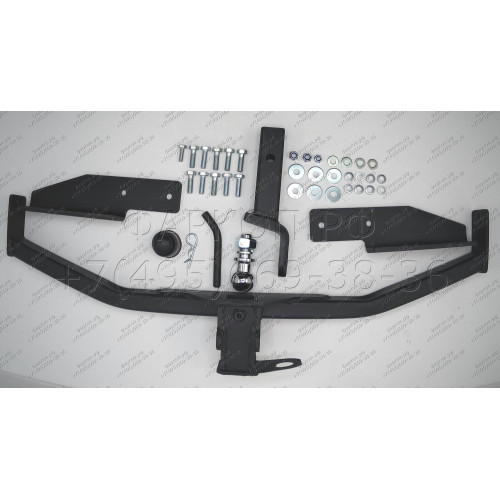 4381-E ORIS Фаркоп на Nissan Pathfinder R52 2014-2021, Infiniti QX60 2014-2021, Infiniti JX35 2013-2014. Необходима подрезка бампера. Тип шара: E. Нагрузки: 1800/100 кг, масса фаркопа 26 кг (без электрики в комплекте)