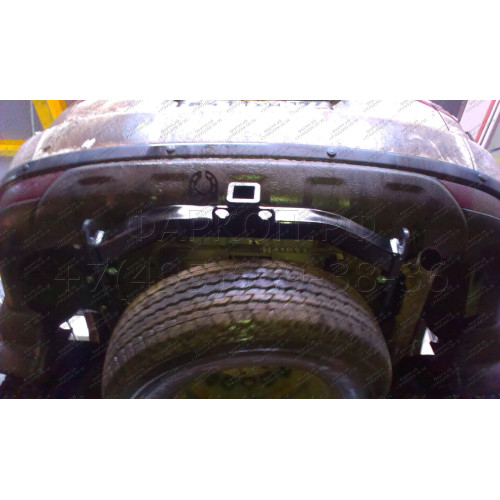 FA 1005-E Бизон Фаркоп на Mitsubishi Pajero Sport II 2008-2016, Mitsubishi Pajero Sport III 2016-2021 без подрезки бампера. Тип шара: E (легкосъемный шар под квадрат). Нагрузки: 3200/120 кг. Не комплектуется электрикой