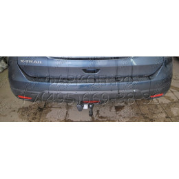 NS 27 AVTOS Фаркоп на Nissan X-Trail T32 2015-2022 без выреза в бампере. Тип шара: A. Нагрузки: 2000/100 кг, масса фаркопа 18 кг (без электрики в комплекте)