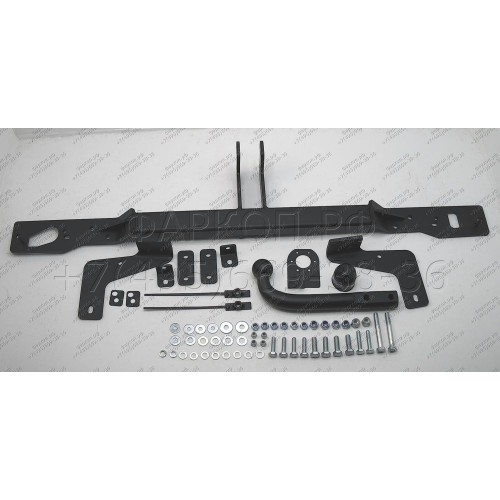 9020-A ORIS Фаркоп на Belgee X70 2024-, Geely Atlas Pro 2021-2024 без выреза в бампере. Тип шара: A. Нагрузки: 1500/75 кг, масса фаркопа 17 кг (без электрики в комплекте)