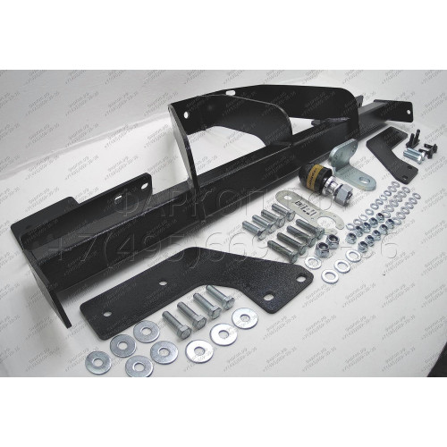 92507-FE MOTODOR Фаркоп с оцинкованным шаром на Toyota Hilux 2015-, JAC T6 2019-, Sollers ST6 2023-, Sollers ST8 2025- без выреза в бампере. Тип шара: FE. Нагрузки: 2900/120 кг, масса фаркопа 26,5 кг (без электрики в комплекте)