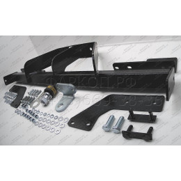 92507-FE MOTODOR Фаркоп с оцинкованным шаром на Toyota Hilux 2015-, JAC T6 2019-, Sollers ST6 2023-, Sollers ST8 2025- без выреза в бампере. Тип шара: FE. Нагрузки: 2900/120 кг, масса фар