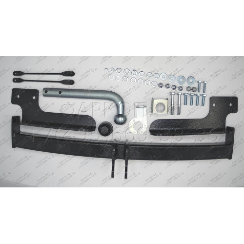 93110-A MOTODOR Фаркоп с оцинкованным шаром на Haval F7 2019-2024, Haval F7x 2019-2024 без выреза в бампере. Тип шара: A. Нагрузки: 1500/75 кг, масса фаркопа 18,9 кг (без электрики в комплекте)