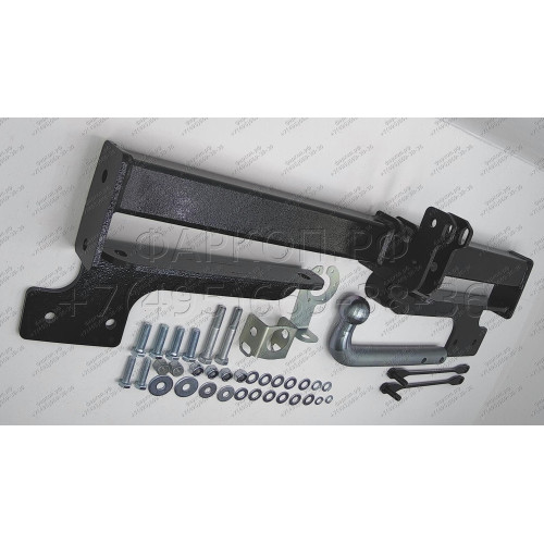 93110-A MOTODOR Фаркоп с оцинкованным шаром на Haval F7 2019-2024, Haval F7x 2019-2024 без выреза в бампере. Тип шара: A. Нагрузки: 1500/75 кг, масса фаркопа 18,9 кг (без электрики в комплекте)