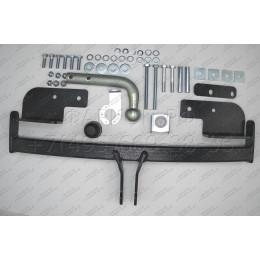 94702-A MOTODOR Фаркоп с оцинкованным шаром на Lifan X70 2017-2021, Lifan X60 2012-2021 без выреза в бампере. Тип шара: A. Нагрузки: 1500/75 кг, масса фаркопа 15,4 кг (без эле